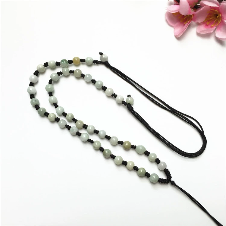 Necklace cord from pearl, pendant, strap, woven accessory, 6mm, wholesale