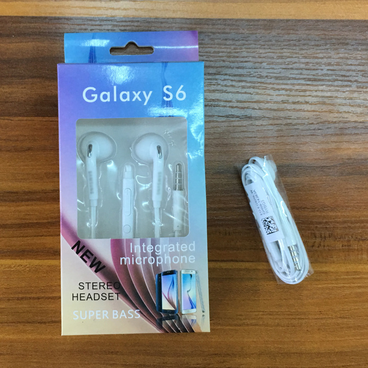 s4/S6耳机入耳式耳塞适用于三星安卓手机线控带唛通用耳机