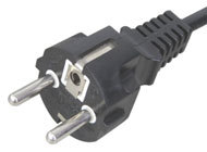 供应欧洲Y003-B电源插头,直销欧洲插头电源线,欧洲插头