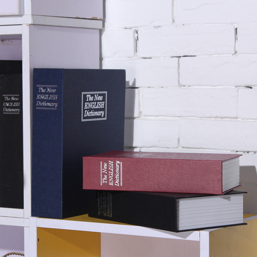 Origin Factory Creative Book Insurance Box English Dictionary Book Insurance Storage Collection Box Small Quantity Direct Delivery