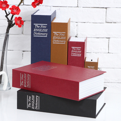 Source Book Insurance Box English Dictionary Book Safe Medium Car Storage Box One-Time Delivery