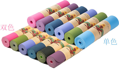 Posture line yoga mat fitness mat yoga mat function widened PU rich jump rope mat yoga mat rubber yoga mat