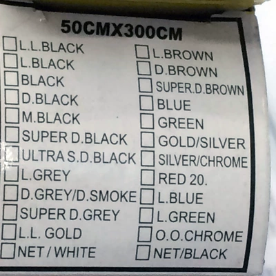 Automotive Film Sun Protection Solar Film Export