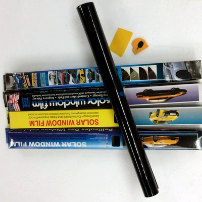 Neutral Car Heat Insulation and Sun Protection Solar Film Export Car Glass Film Dark Black 50Cm*3M Free Tools (Automotive Film)