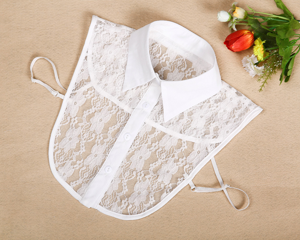 Lace sharp white