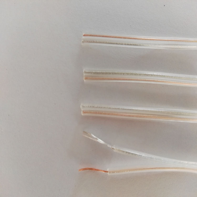 透明电子线|透明金银线跳蛋双并灯串线批发线双并排线线束铜线