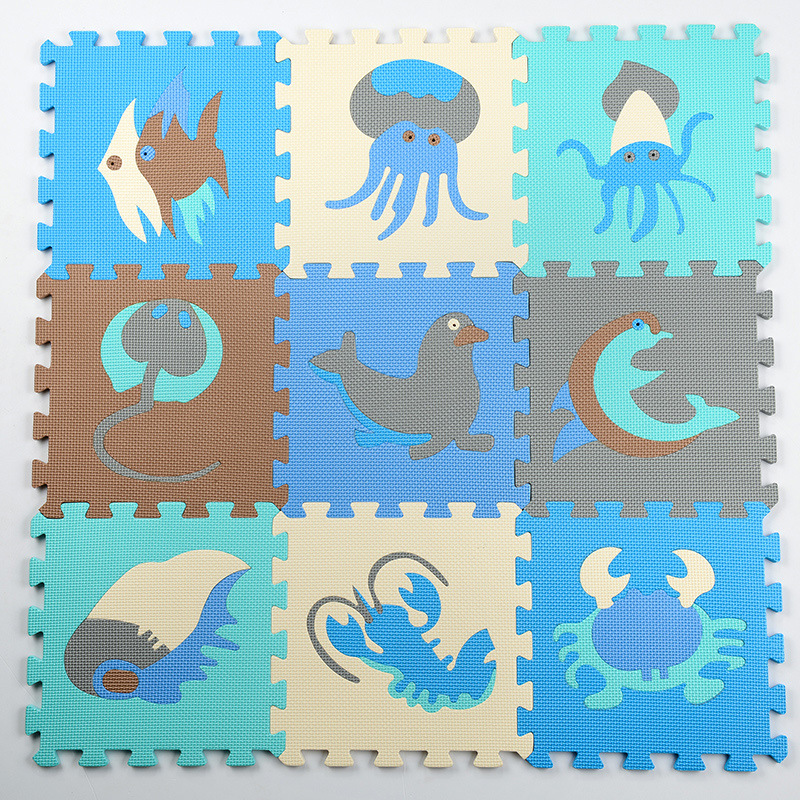 Pipinzhongdian Eva Marine Foam Floor Mat Kidsren's Educational Toy Puzzle Crawling Mat Manufacturer D-Made