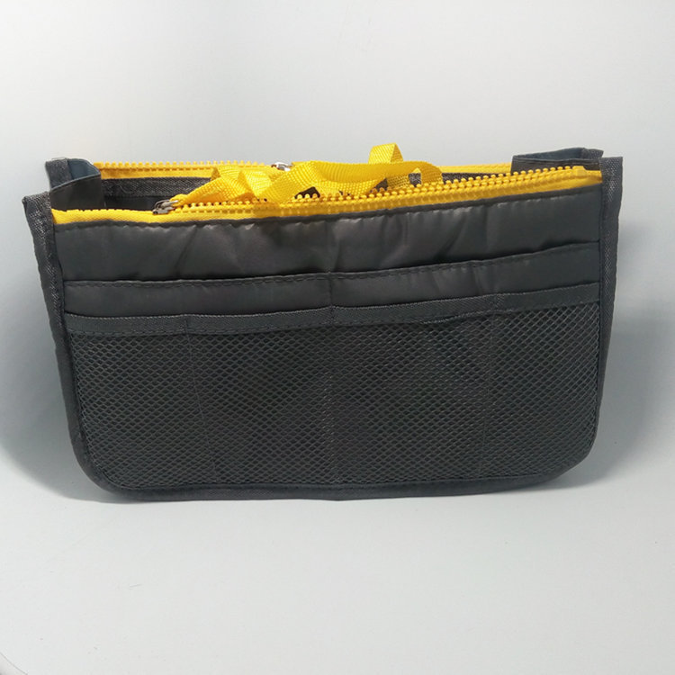 Xingtu portátil doble cremallera bolsa media bolsa multifuncional artículos de tocador organizador bolsa de almacenamiento de cosméticos