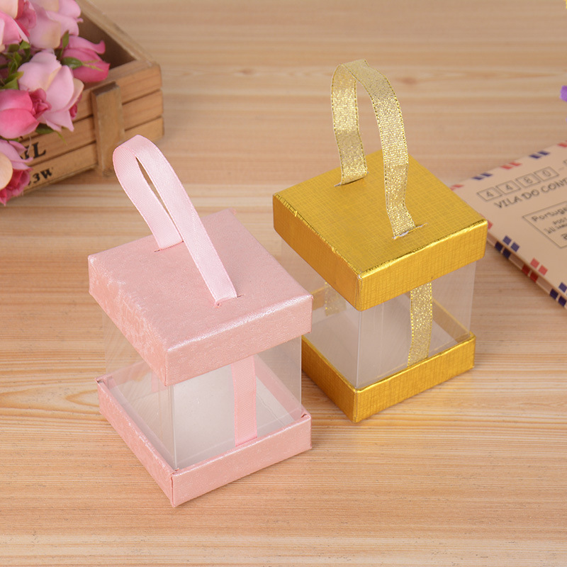 欧式喜糖盒创意结婚用品半透膜方形糖盒费列罗婚庆包装盒
