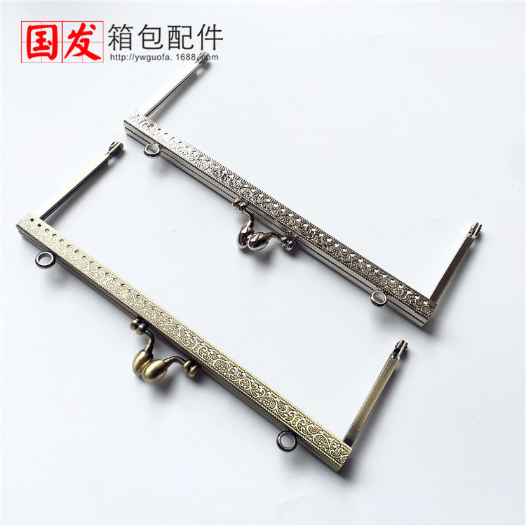 20CM cuadrado piezas de carro convexo cabeza de brotes de oro cabeza de oro accesorios de bolsa de oro al por mayor