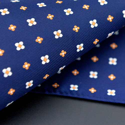 Pocket square for men's formal business suit, paisley pattern, high density, 24*24