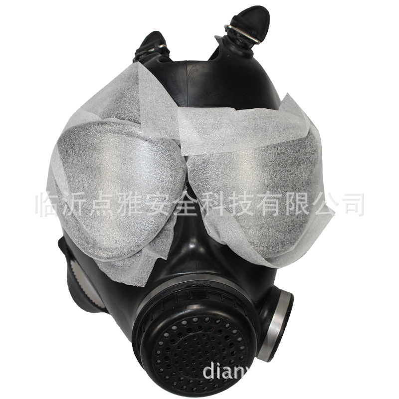 Máscara de gas ejército anti-fuego químico taladro Anti-Terrorismo máscara 87 tipo gran vista máscara química spray pintura anti-Formaldehído
