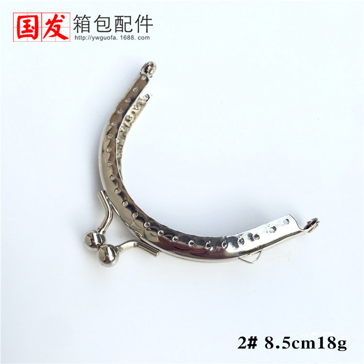 6.5 8.5 10.5 12.5CM semicircular orificio continuo oro base oro plateado relieve liso