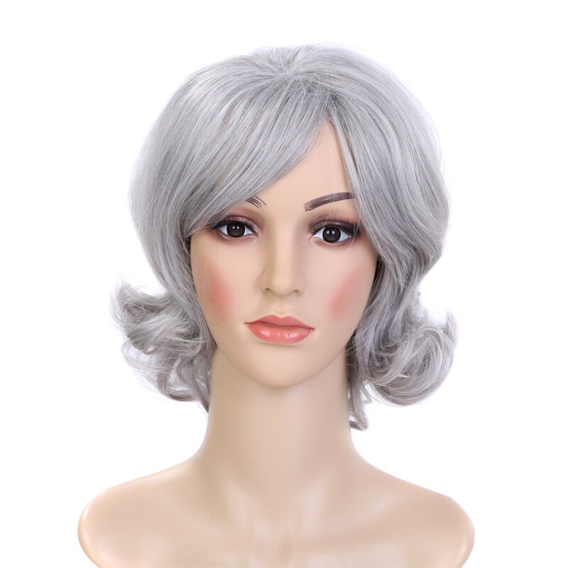 Special offer fashion wig short hair women's middle-aged hairstyle Joker face sexy fluffy curly hair set manufacturers in stock Special offer fashion wig short hair women's middle-aged hairstyle Joker face sexy fluffy curly hair set manufacturers in stock