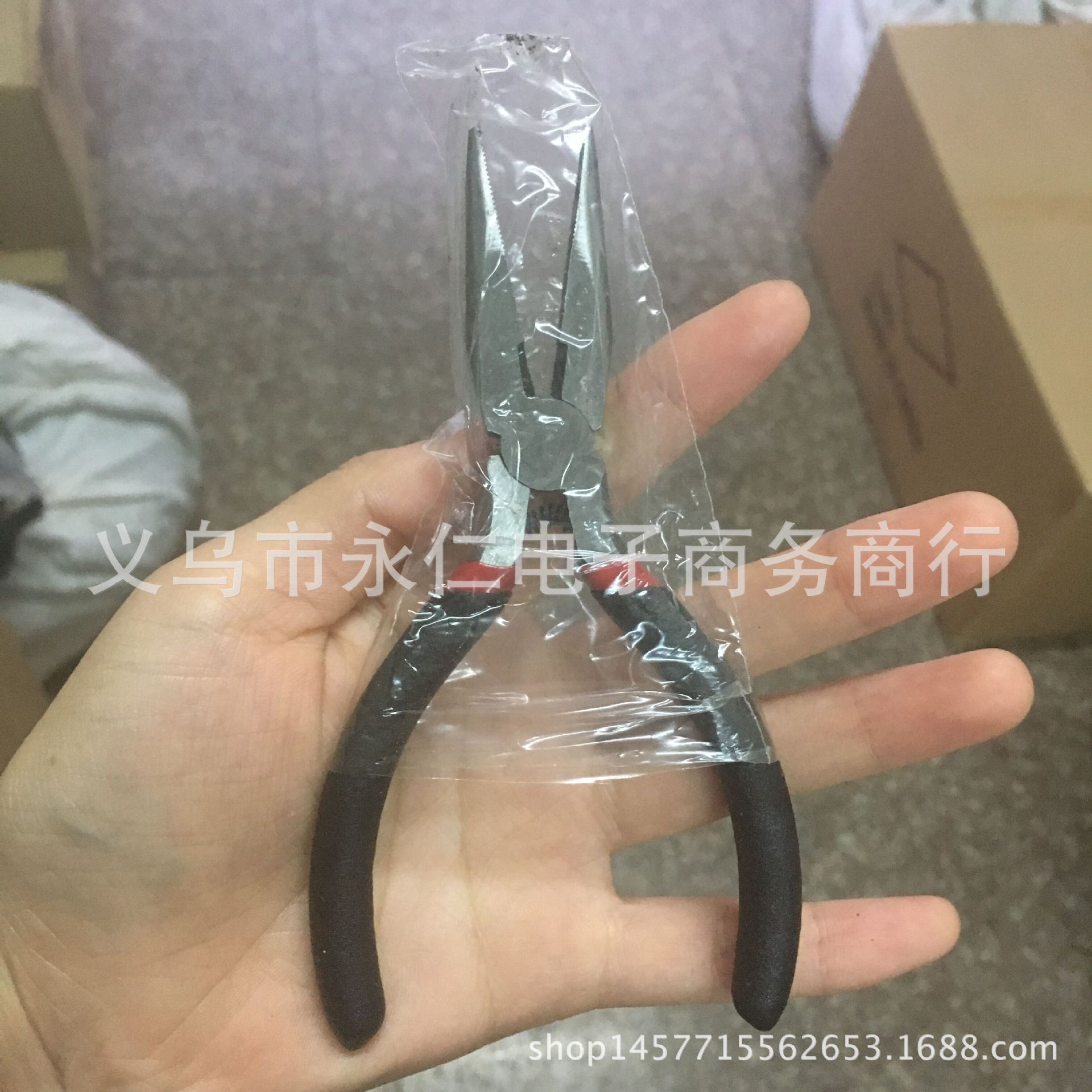 4.5寸台式迷你钳小尖嘴钳子首饰工具材料 DIY饰品配件