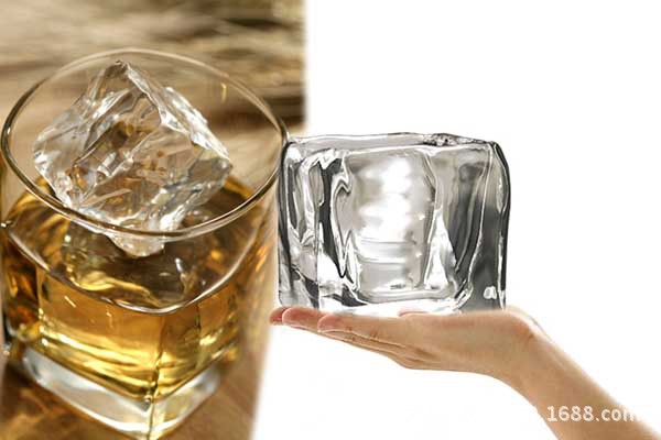 HIELO falso cuadrado de Simulación Cubo de Hielo acrílico Cristal de piedra de plástico transparente de hielo falso partículas de vino tinto shooting alegría apoyos