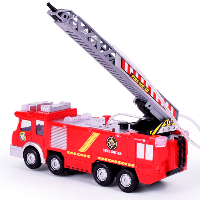 Cross-border children's toy electric fire truck can spray water Electric Universal simulation sound light fire fighting sprinkler