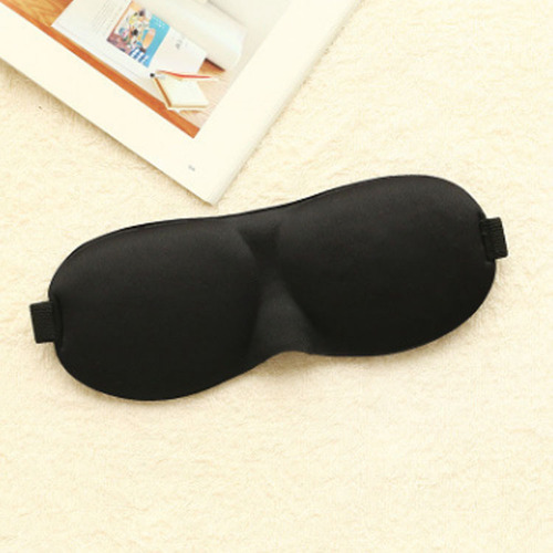 Three-dimensional 3D eye mask Aviation lunch break simple black sleeping men and women sleeping personalized eye mask