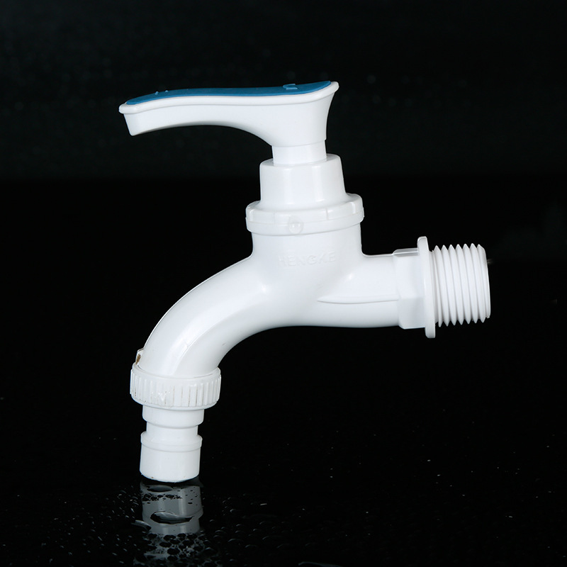 POM hot water faucet Hengke faucet Tengzhou household washing machine plastic faucet wholesale