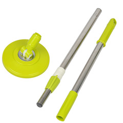 Rotary mop rod universal accessories stainless steel rod reinforced thick explosion-proof mop rod awesome mop rod