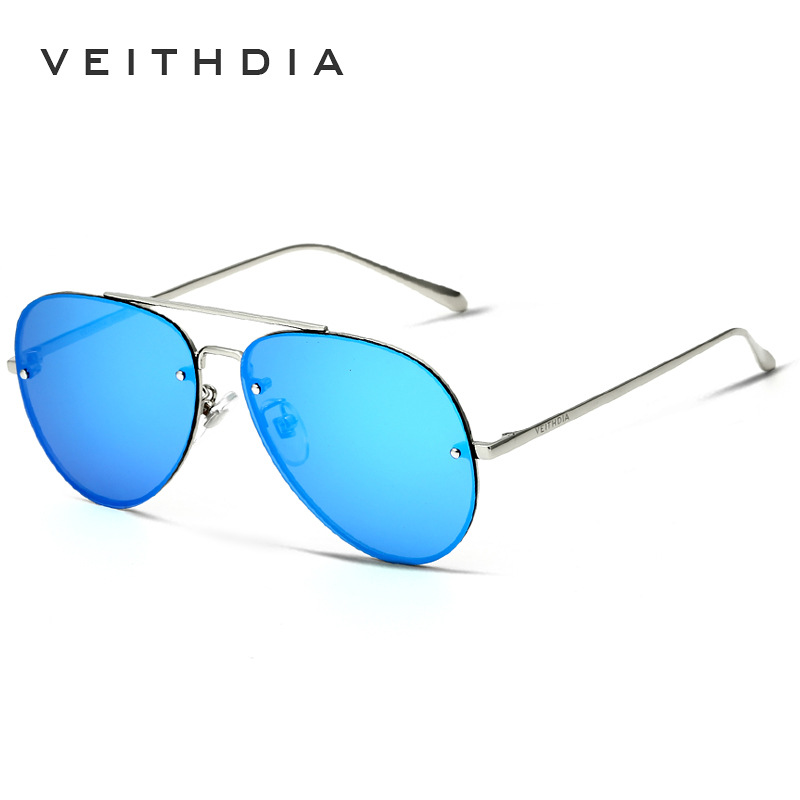 Gafas de sol polarizadas de colores para hombres Gafas de sapo de acero inoxidable sin montura Gafas de sol de conducción al por mayor 3811