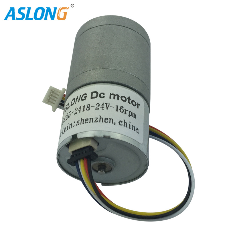 工厂直发25GA-2418无刷直流减速小型电动马达低噪音可调24V电机