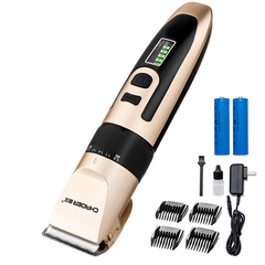 超爾充電式跨境電推剪電量顯示剃頭刀電推子嬰兒童成人 理髮器