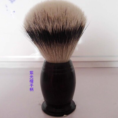 Manufactor Direct selling Purple Tan Handle Shaving brush Shaving Supplies wholesale One piece On behalf of quality goods