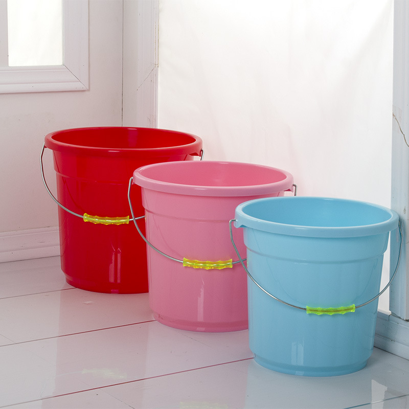 Factory direct daily necessities household plastic bucket portable bucket thickened storage bucket wholesale multi-purpose bucket 21L