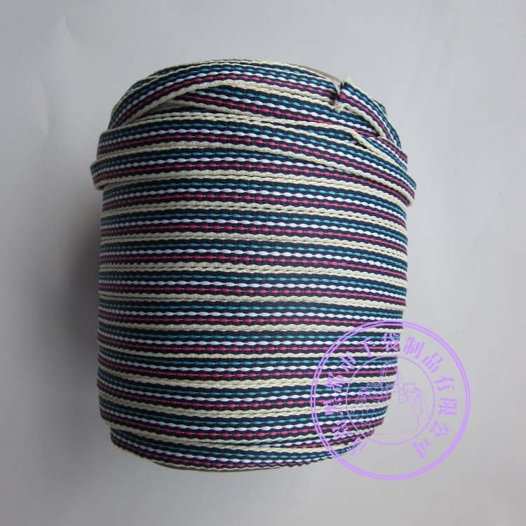 现货 彩色斜纹1cm涤纶织带 1.5mm厚 10MM宽 手机背包肩带 宠物带