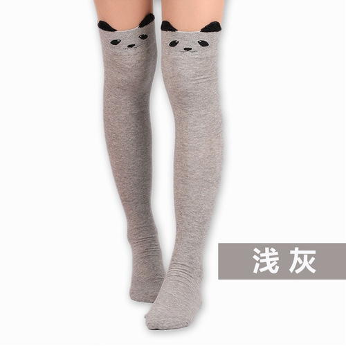Cat cotton stockings cartoon socks base socks fashionable and cute over-the-knee high socks thigh-over-the-knee socks