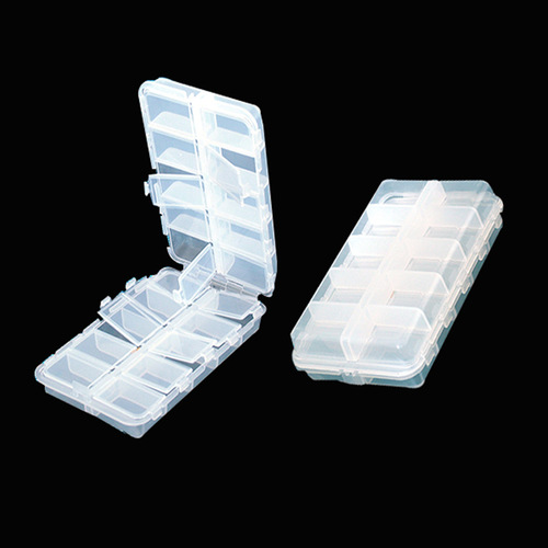Weihe Folding Fishing Gear Box/Fishing Gear Accessories Box (16.6*9.7*4.1cm) Lure Box Accessories Box