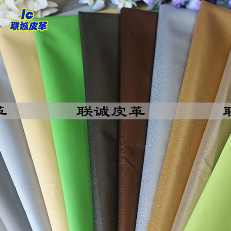 Yikelong фабрика оптом 0,4 мм свиная кожа обувь подкладка ПУ Многоцветный багаж кожаная мягкая кожаная ткань