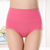 Cotton underwear, colored pants, high waist