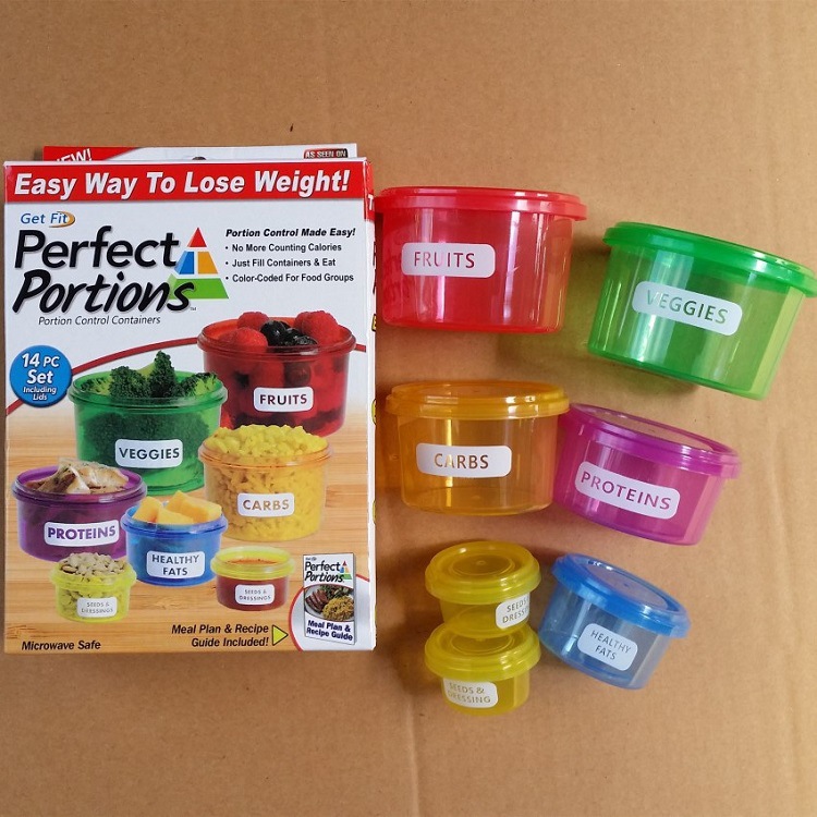 Diet Control Lunch Box Perfect Portions Fresh-keeping Box Portable Lunch Box Baby Food Supplementary Box