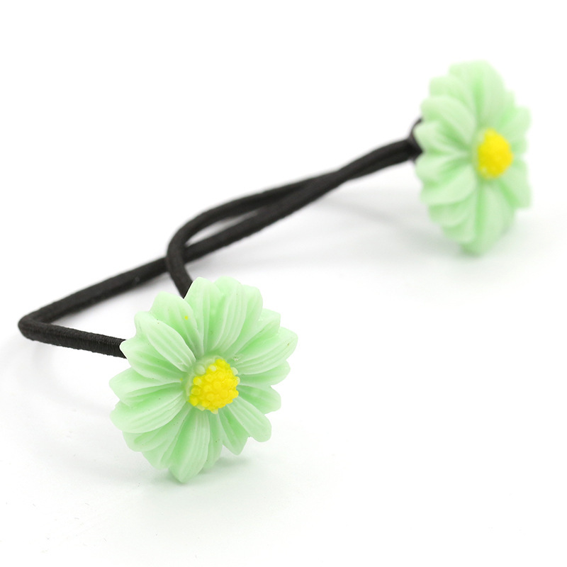 Margarita fresca flor horquilla estilo coreano nuevos accesorios para el cabello al por mayor temperamento banda para el cabello cuerda para el cabello accesorios de puesto