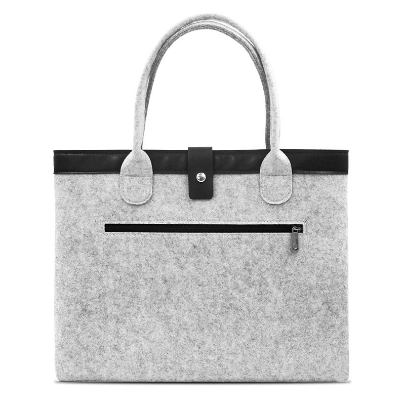 Large Capacity Felt Laptop Bag 13 Inch 1415 Inch Laptop Sleek Bag Portable Reinforced Handbag