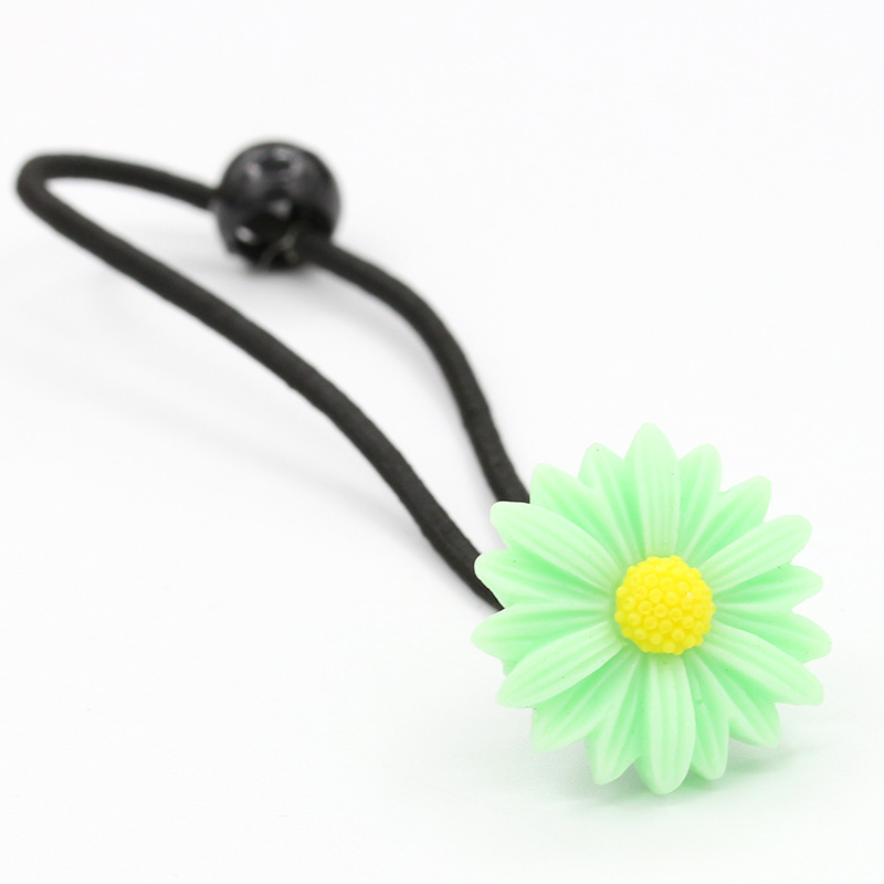 Margarita fresca flor horquilla estilo coreano nuevos accesorios para el cabello al por mayor temperamento banda para el cabello cuerda para el cabello accesorios de puesto