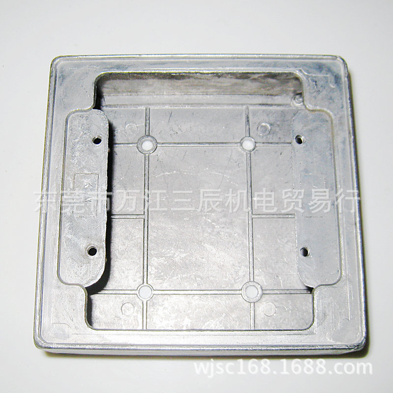 进口台湾隆光/LKEW 铝制双联暗装底盒2P-BOX配套美式暗装插座盖板