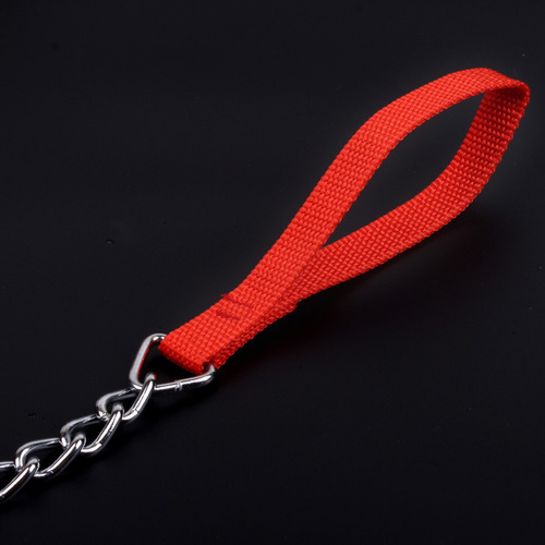 Factory direct sales metal dog leash, dog leash, iron buckle, chain, chain, dog leash, pet leash