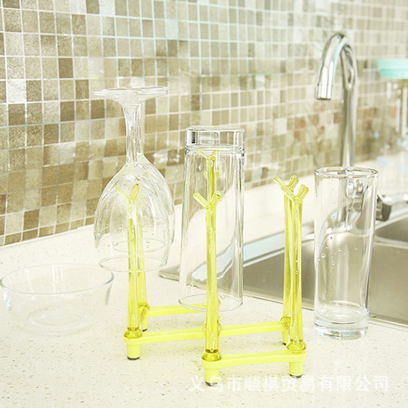 Japonés SP salsa taza rack drenaje G plegable stretch Copa rack de almacenamiento rack de copa al por mayor