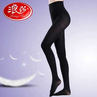 浪莎丝袜女380D恒温袜中厚连裤袜秋冬季光腿神器防勾肉色打底袜子