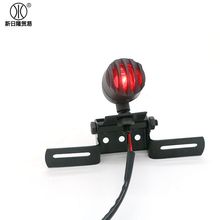 摩托车尾灯摩托车配件厂家直供 复古改装警示信号灯 专供外销