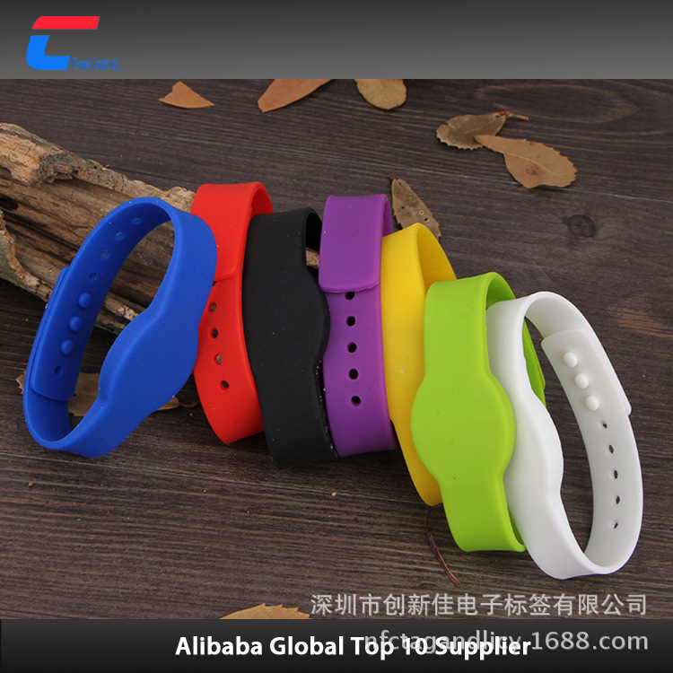 硅胶RFID防水手环,nfc手腕带 游泳馆手牌IC卡 M1 S50