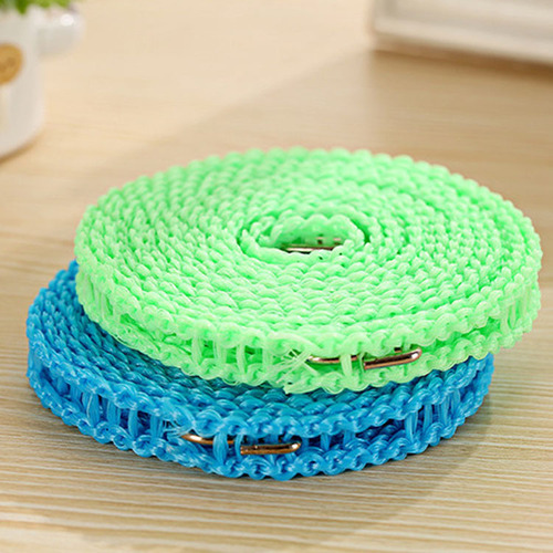 Anti-slip and windproof clothesline, fence-type clothesline and quilt rope, 5-meter clothesline, outdoor travel clothesline