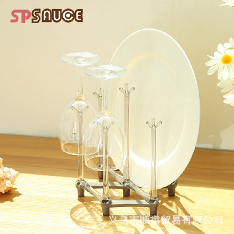 Japonés SP salsa taza rack drenaje G plegable stretch Copa rack de almacenamiento rack de copa al por mayor