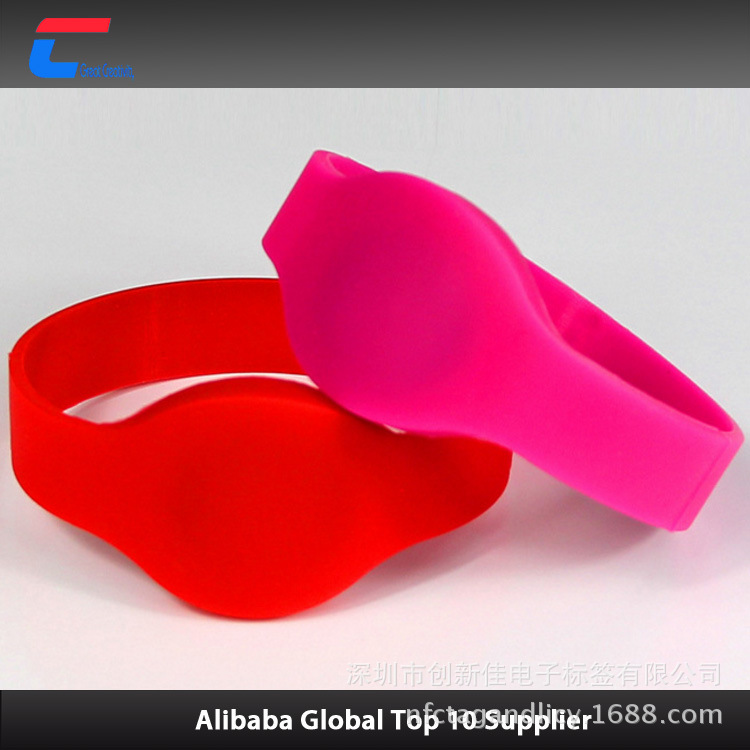 NFC手腕带 NTAG 213芯片 深圳RFID硅胶手腕带 射频腕带