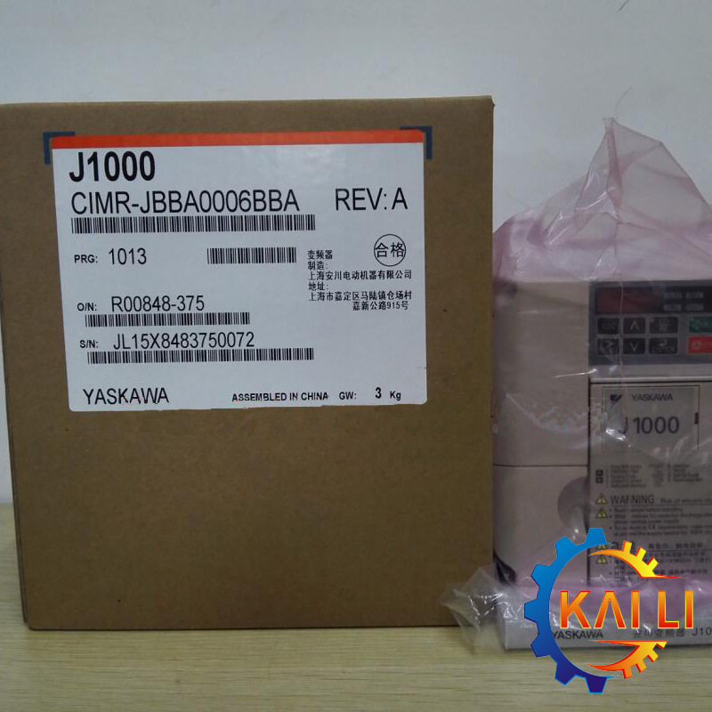 CIMR-JBBA0006BBA全新原装安川变频器0.75KW/单相200V现货供应