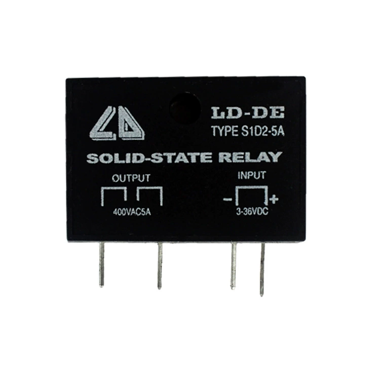 Маленький прямой вставленный solid реле S1D2-5A