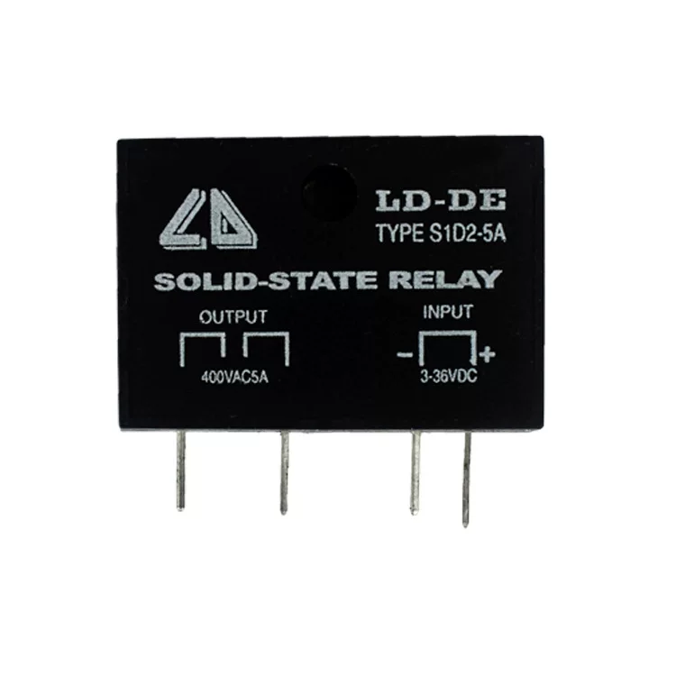 Маленький прямой вставленный solid реле S1D2-5A